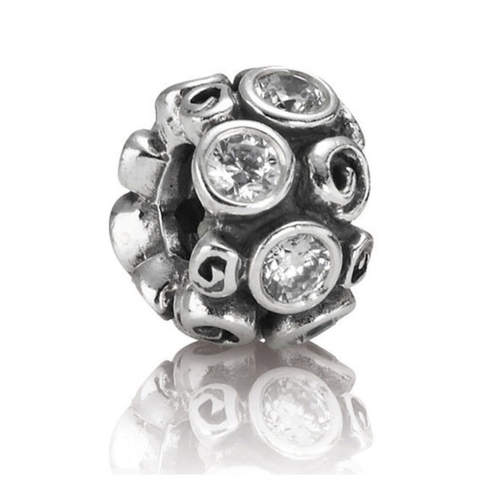 Pandora Silver & CZ Primrose Path Bead - RETIRED!